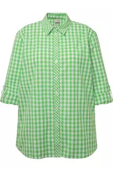 Рубашка Ulla Popken Blouse, зеленый