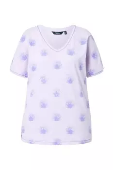 Рубашка Ulla Popken, цвет Lavender/Light purple