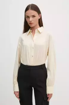 Рубашка United Colors of Benetton, бежевый