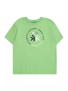 Рубашка UNITED COLORS OF BENETTON, светло-зеленый