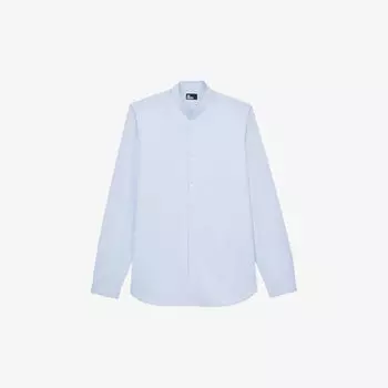 Рубашка узкого кроя из хлопка The Kooples, цвет blu03
