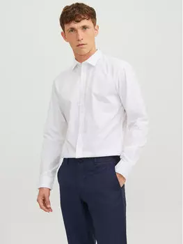 Рубашка узкого кроя Jack&Jones, белый