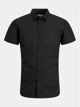 Рубашка узкого кроя Jack&Jones, черный