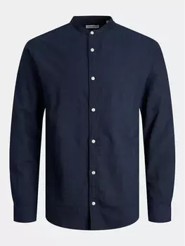 Рубашка узкого кроя Jack&Jones, синий