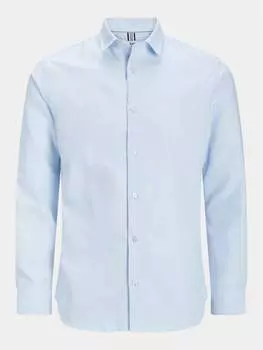 Рубашка узкого кроя Jack&Jones, синий