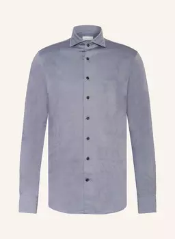Рубашка узкого кроя PROFUOMO, цвет BLAU/HELLGRAU