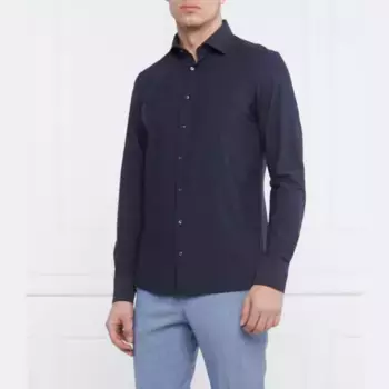Рубашка узкого кроя Stenstrms, синий