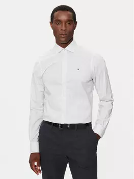 Рубашка узкого кроя Tommy Hilfiger, синий