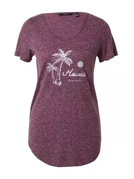 Рубашка Vero Moda LUA, красное вино