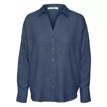 Рубашка Vero Moda Melaney Queeny, синий