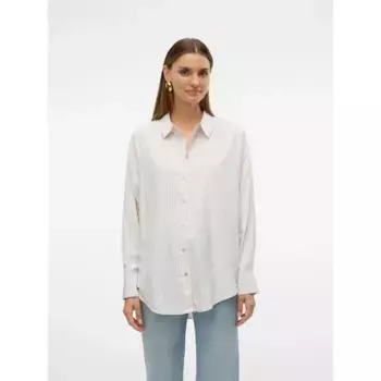 Рубашка Vero Moda Nora Oversize, белый