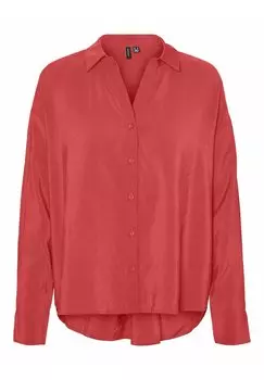 Рубашка Vero Moda, оранжевый