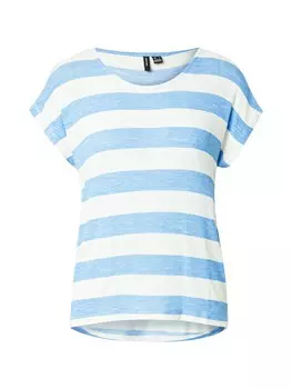 Рубашка VERO MODA, пятнистый синий