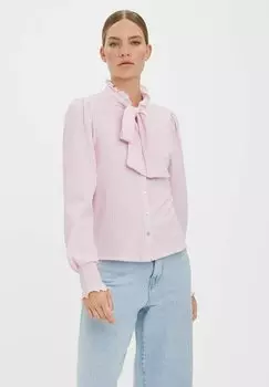 Рубашка Vero Moda, светло-розовый