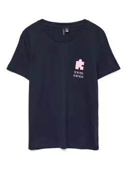 Рубашка VERO MODA, темно-синий