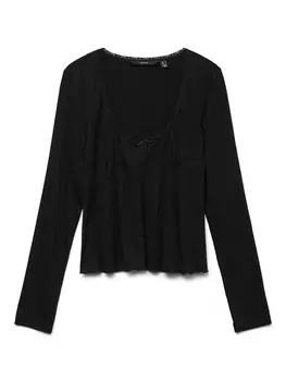 Рубашка VERO MODA VMTia, черный
