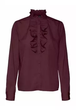 Рубашка Vero Moda, винный