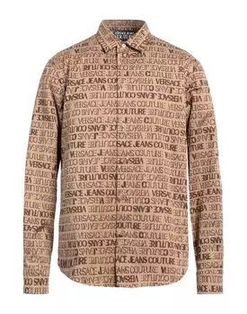 Рубашка Versace Jeans Couture, коричневый