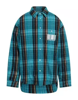Рубашка Vetements, бирюзовый