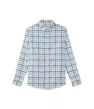 Рубашка Vineyard Vines Plaid Otg Brrr Shirt, цвет Coastline Plaid