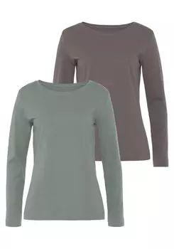 Рубашка Vivance, цвет mint, taupe