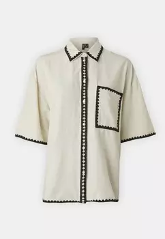 Рубашка VMNADIA Vero Moda, бежевый
