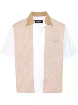 Рубашка в клетку DSQUARED2, белый