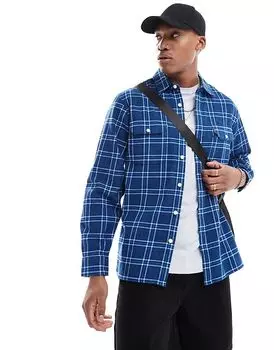 Рубашка в клетку Jackson, средне-синяя Levi's