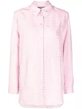 Рубашка в клетку Jacquemus, розовый