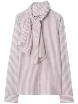 Рубашка в полоску BURBERRY, белый