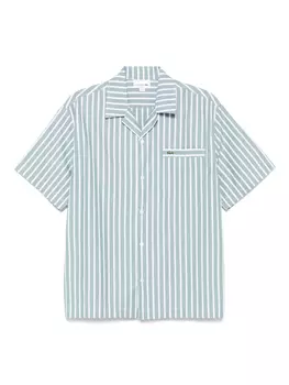 Рубашка в полоску Lacoste, зеленый