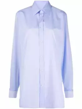 Рубашка в полоску MAISON MARGIELA, синий