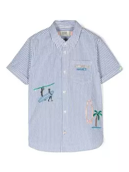 Рубашка в полоску Scotch & Soda, синий