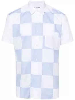 Рубашка в технике пэчворк Comme Des Garons Shirt, белый