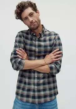 Рубашка WADE CHECK BUTTON DOWN BONDELID, синий