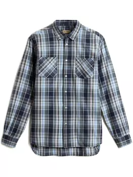 Рубашка Woolrich Madras, синий