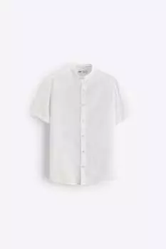 Рубашка Zara creased-effect, белый