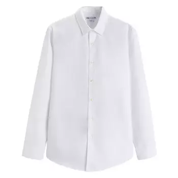 Рубашка Zara Easy Care Textured, белый