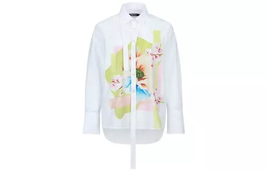 Рубашка женская белая Evisu