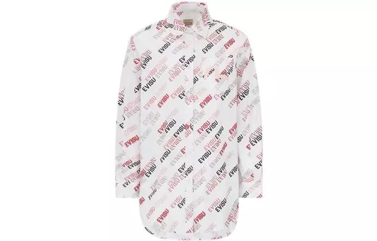 Рубашка женская белая Evisu