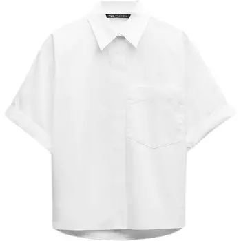 Рубашка женская белая Zara