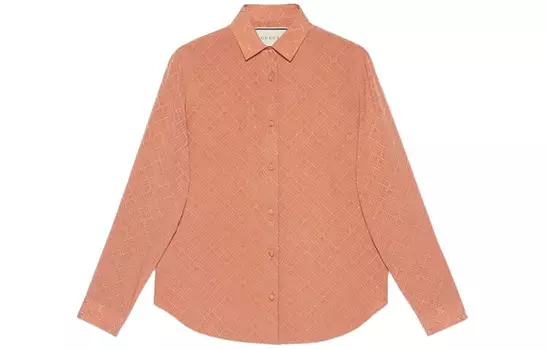 Рубашка женская розово-розовая Gucci
