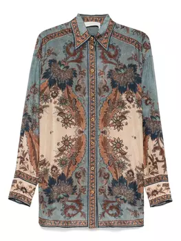 Рубашка ZIMMERMANN Ascension, синий