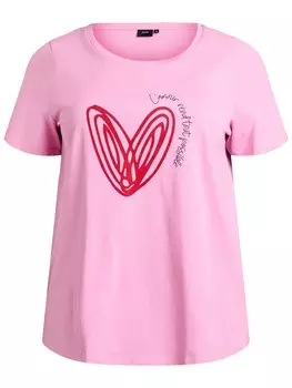 Рубашка Zizzi Velin, розовый