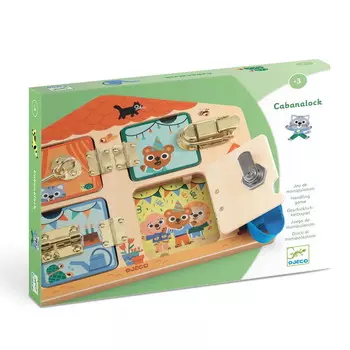 Ручной игрушечный домик Djeco - Cabanalock