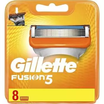 Ручные лезвия Fusion, 8 шт., Gillette
