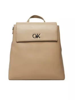Рюкзак Ck Flap Backpack With Conv Strap K60K613038 Calvin Klein, бежевый