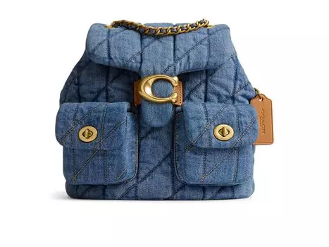 Рюкзак COACH Tabby Backpack, цвет Indigo