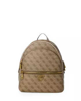 Рюкзак Guess с принтом, коричневый