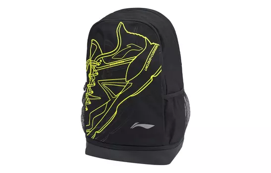 Рюкзак LiNing Badminton Series из полиэстера унисекс, черный